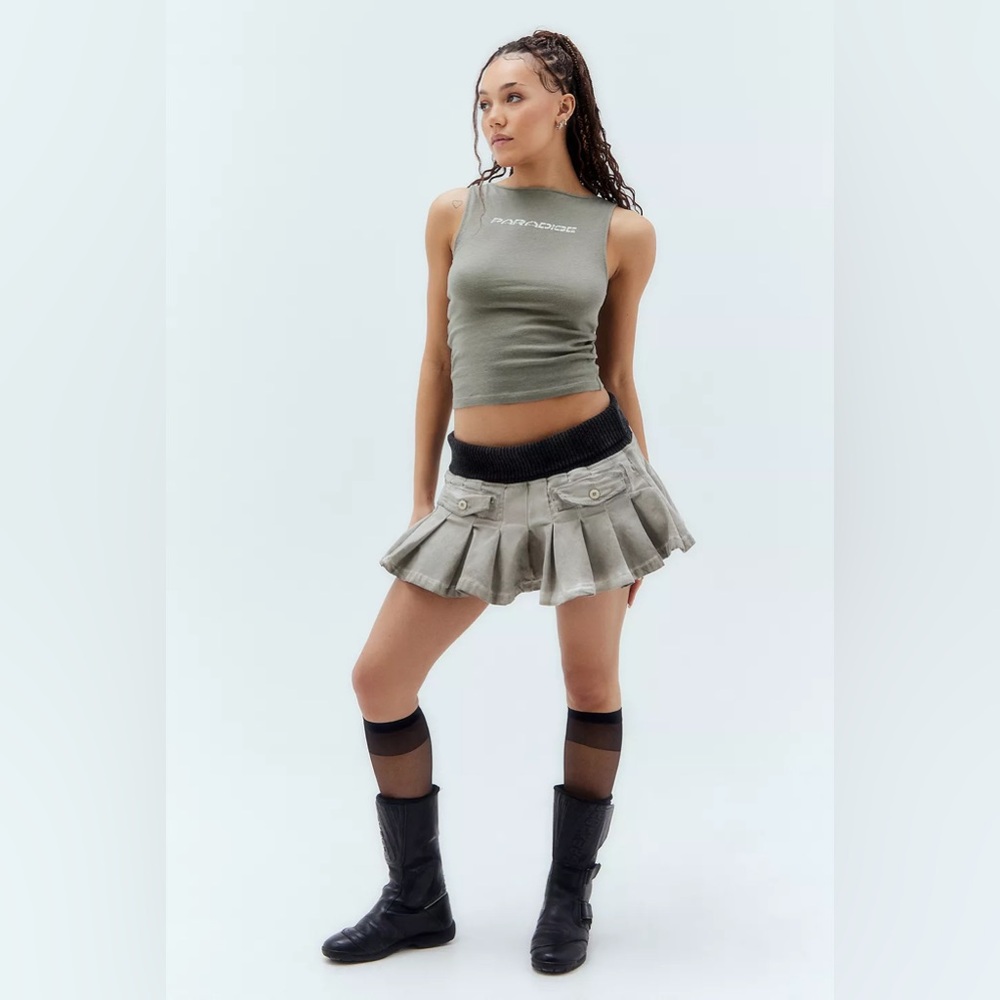 Jaded London NWT Gorgeous Gray Mini Skirt. 12 - Picture 10 of 10